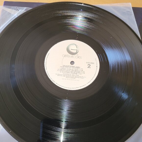 Quarterflash Self-Titled Vinyl LP 1981 Geffen Records GHS 2003 Pop Rock LP5 - Picture 5 of 9